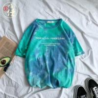 ราคา เสื้อยืดพิมพ์ลายมัดย้อมOversize (8833327722)