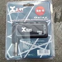 ราคา Xvive Amplug GA-5 Delay แอมป์ปลั๊ก มีแบตเตอรี่ในตัว ชาร์จไฟบ้านได้ เสียบออกหูฟัง Mixer หรือแอมป์ได้ (6341951079)