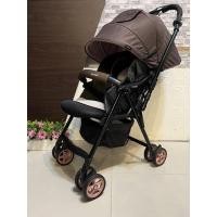 ราคา รถเข็นเด็ก combi รุ่น mechacle first สีน้ำตาล ชมพู พร้อมซัพพอร์ต (20101957878)