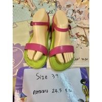 ราคา รองเท้าแตะยางmonobo ใส่หน้าฝน ทนน้ำ สีเขียว (18168187856)