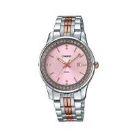 ราคา CASIO นาฬิกาข้อมือผู้หญิง สายสแตนเลส รุ่น LTP-1358RG-4AVDF (3700058460)