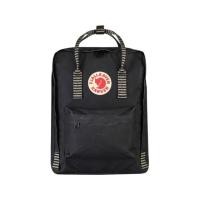 ราคา Fjallraven kanken backpack - black/striped ของมือสอง (5341135074)
