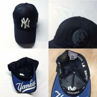ราคา หมวก MLB NY Yankees สีกรม มือสอง แท้ 100% New York Yankees Navy (9422429716)