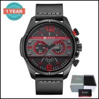 ราคา Curren นาฬิกาข้อมือผู้ชาย สายหนัง หน้าปัดสปอร์ตเท่ห์ รุ่น C8259 (2064206551)