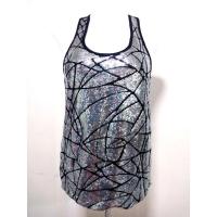 ราคา เสื้อกล้ามปักเลื่อมสีเงินด้านหน้า Size S-M อก 34" (18651986969)