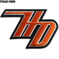 ราคา อาร์มปักลาย HARLEY HDตัวส้มขอบขาว ปักดำขาวส้มพื้นโพลีดำ /Size 8*6cm งานปักคุณภาพดี รุ่น P7Aa52-0006 พร้อมส่ง! (15855418322)