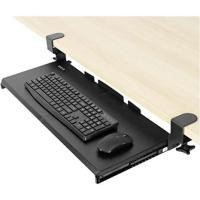 ราคา ที่วางคีย์บอร์ด รุ่นปรับระยะความสูงได้ Keyboard tray ถาดวางคีย์บอร์ดและเมาส์ แบบหนีบโต๊ะ ไม่ต้องเจาะโต๊ะ (20588353496)