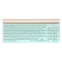 ราคา สีฟ้า OKER IK6650 Fashion Multi-Device Bluetooth Wireless Keyboard สีฟ้า (1563232451)