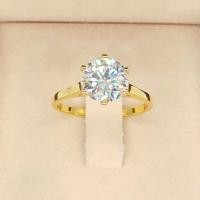 ราคา แหวนทองคำแท้9kเพชรสวิส (8664525614)