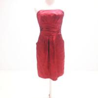 ราคา เดรส Dress แดง เกาะอก ออกงาน งานราตรี มือ2 สภาพดี (3603336100)