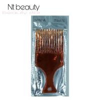 ราคา หวีส้อม หวีเสียบผม หวีเนื้อพลาสติกแดงอำพัน หวีผมดัด (3487717624)