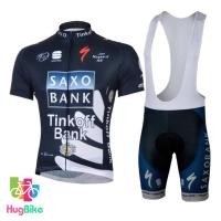 ราคา ชุดจักรยานแขนสั้นทีม Tinkoff SAXO 14 (02) สีน้ำเงิน กางเกงเอี๊ยม (3042113238)