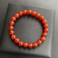 ราคา กำไลหินแท้ คาร์เนเลียนสีส้ม (Orange Carnelian) 8mm (12467353159)