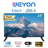 ราคา WEYON ทีวี 24 นิ้ว HDReady LED TV (รุ่น A-24ทีวีจอแบน) 24'' โทรทัศน์ (6321840923)