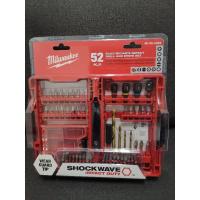 ราคา ชุดดอกเจาะดอกไขควง Milwaukee SHOCKWAVE IMPACT DUTY No.48324025 52 ชิ้น (23525368641)