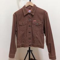 ราคา เสื้อแจ๊คเก็ตCONVERSEผ้าลูกฟูกสีน้ำตาลแท้% (19838187672)