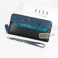 ราคา ELLE แท้!!! กระเป๋าสตางค์ใบยาวซิปรอบ ELLE หนังนิ่ม (ELLEpl148) (6252327406)