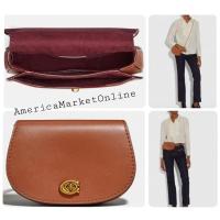 ราคา กระเป๋าหนัง COACH/ Coach Saddle Belt Bag In Canvas Coach 76216 (12081038257)
