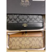 ราคา กระเป๋าตังCoachสีดำ+น้ำตาล (9359032925)