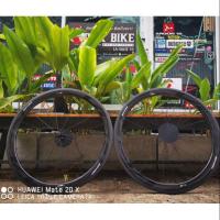 ราคา ล้อ​เสือหมอบ​คาร์บอน​ยี่ห้อ​visp รุ่น basic พร้อมลูกปืน ceramic takino ขอบล้อ 50 มม. ปี 2020 (5835024814)