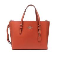 ราคา แท้% กระเป๋าสะพายข้าง Coach C4084 MOLLIE TOTE 25 สีส้มอิฐ (13404490340)