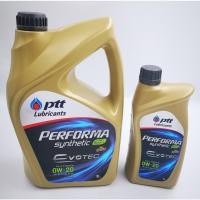 ราคา PTT PERFORMA SYNTHETIC ECO CAR 0w-20 ขนาด4ลิตร (3+1 ลิตร) สังเคราะห์ แท้ 100% สำหรับรถยนต์อีโคคาร์ เครื่องเบ็นซิน (14365683791)