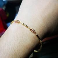 ราคา สร้อยข้อมือทับทิมสยามแท้ (5719772746)