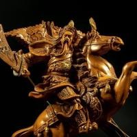 ราคา กวนอู ปางขี่ม้าพยศ ถือง้าว เทพเจ้าจีน สีไม้ 41x27x13ซมของมงคลในบ้าน เสริมฮวงจุ้ย เรียกทรัพย์ ของขวัญขึ้นบ้านใหม่ ของตกแ (2290376919)