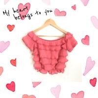 ราคา Lyn around [แท้] เสื้อครอประบาย (สีชมพู) (8515690157)