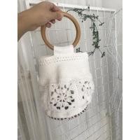 ราคา กระเป๋าถักสีขาวออกงาน (3063508344)