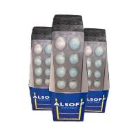 ราคา alsoff alcohol cotton แผง8ก้อน (ยกกล่อง) (14218606340)