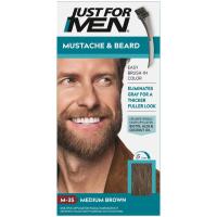 ราคา JUST FOR MEN : ย้อมหนวด ย้อมเครา ใน 5 นาที (สีน้ำตาลกลาง M-35) (7661709165)