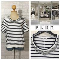 ราคา เสื้อมือสอง Brand : PLST แท้% (2247448590)