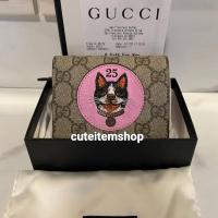 ราคา ‼️SALE‼️New แท้100%❤️Gucci GG Supreme Card Case Wallet With Bosco Patch (15478309630)