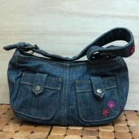 ราคา กระเป๋าสะพายผ้ายีนส์ แบรนด์ GAP สไตล์วินเทจ สินค้ามือสอง (1128821354)