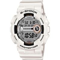 ราคา CASIO G-SHOCK นาฬิกาสำหรับผู้ชาย GD-110-7DR สายยางสีขาว (340013042)