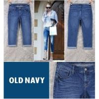 ราคา กางเกงยีนส์ พับขา 8 ส่วน OLD NAVY (889341912)