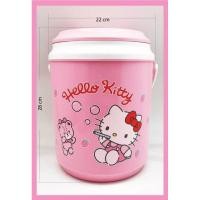 ราคา กระติกน้ำลายฮัลโหล คิตตี้ Hello kitty ขนาด 5 ลิตร เก็บความเย็น มีหูหิ้ว (18577361301)