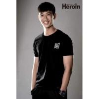 ราคา เสื้อยืดคอกลม Heroin Brand รุ่น LOGO (2720372550)