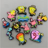 ราคา Jibbitz หัวเข็มขัดพลาสติก PVC แบบนิ่ม ลายการ์ตูน Spongebob Series Crocs น่ารัก สําหรับตกแต่งรองเท้าเด็ก (18958832215)