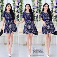 ราคา ป้าย Love Lady เดรสสั้นงานปักฉลุลายดอก ทรงสวยเข้ารูป สวยน่ารักมาก เรียบหรู ดูแพง ลุคไฮโซ งานตามหาหนักมาก (15650221748)