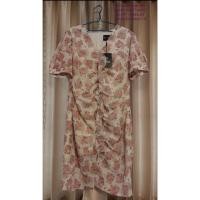 ราคา ป้ายLove lady เดรสสีชมพูฉลุปักลายดอก size 4xl มือ1ป้ายห้อย (19508658623)