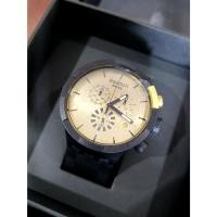 ราคา Swatch Big Bold CHECKPOINT GOLDEN มือสอง (16795410400)