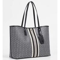 ราคา Tory Burch Women's Gemini Link Canvas Tote Shoulder Bag (21843142766)