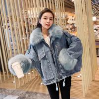 ราคา แจ็คเก็ตยีนส์บุขนกำมะหยี่ Over size ถอดเฟอร์ได้ทุกส่วน (22038426140)