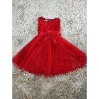 ราคา มือสองเดรสออกงานเด็กผู้หญิงชุดราตรีเด็กหญิงสีแดง (10438412971)