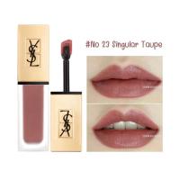 ราคา SALE⚡YSL YvessaintLaurent Tatouage Couture Mayye Satin 6ml #No23Singular Taupeลิปสติกเนื้อแมทท์ชนิดลิควิดสูตรใหม่ (1944406665)