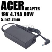 ราคา Adapter Acer(เล็ก)19V/4.74A 5.5x1.7mm แถมสาย AC (รับประกัน 3 เดือน) (11526415445)