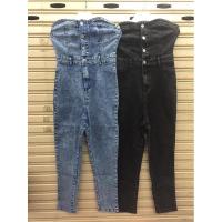 ราคา จั้มสูทเกาะอกยีนส์ ไซส์S (7878360208)