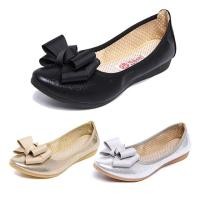 ราคา 6703 (มี 3 สี) รองเท้าคัชชูแบบกุ๊นขอบ รองเท้าบัลเล่ต์ (1726706969)